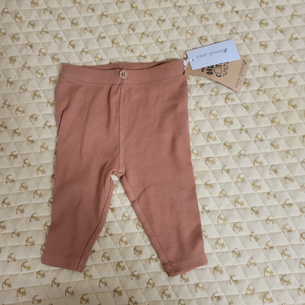 Easy Peasy Cotton Pants 0-3M